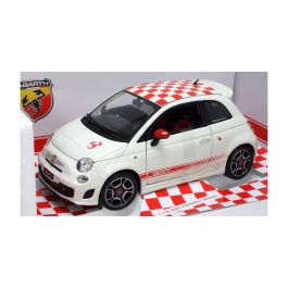 京商 ミニカー | Bburago 1/18scale FIAT 500 ABARTH (2008) White