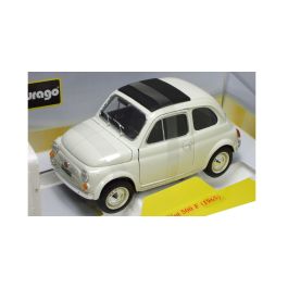 Bburago 1/18scale FIAT 500 F (1965) White [No.18 - 京商 ミニカー