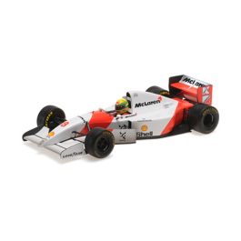 MINICHAMPS 1/18 マクラーレン フォード MP4/8 アイルトン・セナ ヨーロピアンGP 1993 ウィナー  フラッグ付き/ウェザリング仕様 [No.540933818] - 京商 ミニカー