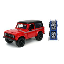 京商 ミニカー | JADA TOYS 1/24 1973 フォード ブロンコ レッド