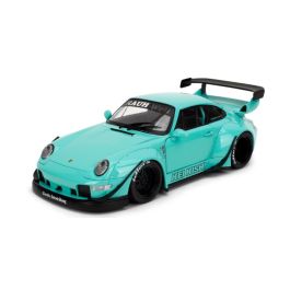 京商 ミニカー | JADA TOYS 1/18 ポルシェ RWB KEI KISHI ミントブルー