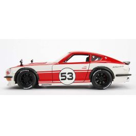 JADA TOYS 1/24 1972 ダットサン 240Z #53 レッド  - 京商 ミニカー