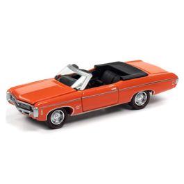 京商 ミニカー | JOHNNY LIGHTNING 1/64 1969 シボレー インパラ SS コンバーチブル(ハガーオレンジ)  JLMC022A4OR