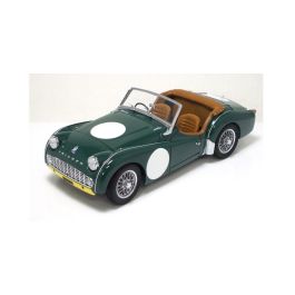 京商 kyosho TRIUMPH TR3A 1：18 ミニカー グリーン | nate-hospital.com