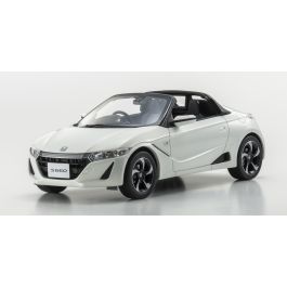 販売終了: SAMURAI 1/18 Honda S660 α White [No - 京商 ミニカー