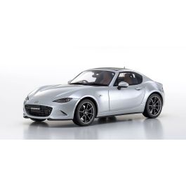 販売終了: SAMURAI 1/18 Mazda Roadster RF Silver [No.KSR18025S] - 京商 ミニカー