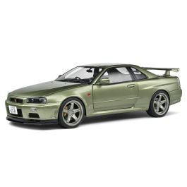 SOLIDO 1/18 日産 スカイライン GT-R (R34) 1999 - 京商 ミニカー