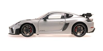 MINICHAMPS 1/18 ポルシェ ケイマン GT4 RS 2024 シルバーメタリック/ヴァイザッハパッケージ  [No.110062122]