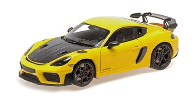 MINICHAMPS 1/18 ポルシェ ケイマン GT4 RS 2024 イエロー/ヴァイザッハパッケージ  [No.110062124]