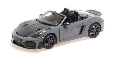 MINICHAMPS 1/18 ポルシェ スパイダー RS 2024 グレー/ヴァイザッハパッケージ　　　　　　  [No.110063130]