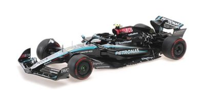 MINICHAMPS 1/18 メルセデス-AMG ペトロナス F1チーム W15 E パフォーマンス ルイス･ハミルトン アブダビGP 2024 ラストレース フィギュア付  [No.110242444]