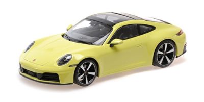 MINICHAMPS 1/18 ポルシェ 911 (992.2) カレラ クーペ 2024 イエローメタリック  [No.155064021]