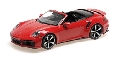 MINICHAMPS 1/18 ポルシェ 911 (992) ターボ S カブリオレ 2020 レッド  [No.155069084]