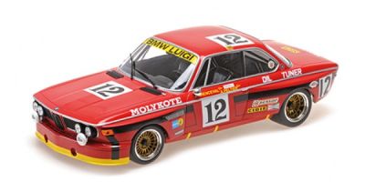 MINICHAMPS 1/18 BMW 3.0 CSL "BMW LUIGI" PELTIER/XHENCEVAL/DIEUDONNEE #12 24H スパ 1974 ウィナー   [No.155742612]