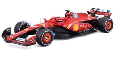 Bburago 1/24scale Ferrari SF-24 Monaco GP 2024 No. 16 C. Leclerc Driver Included Assembly Kit  [No.18-26856]