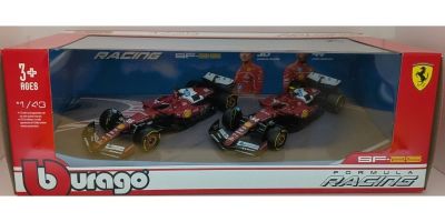 Bburago 1/43scale Ferrari SF-25 2-Car Set No. 16 Leclerc/No. 44 Hamilton  [No.18-36839]