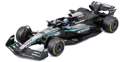 Bburago 1/43scale Mercedes-AMG Petronas F1 Team W16 2025 Australian GP No.63 G. Russell Driver Figure Included  [No.BUR38238R]