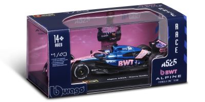 Bburago 1/43scale BWT Alpine A525 2025 Monaco GP No.10 P. Gasly Driver Figure Included  [No.BUR38258G]