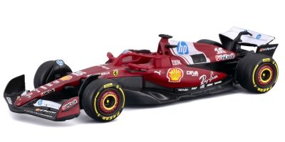 Bburago 1/64 フェラーリ SF-25 2025 オーストラリアGP No,16 C.ルクレール クリアケース/ドライバー無  [No.18-56804L]