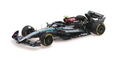 MINICHAMPS 1/43 メルセデス-AMG ペトロナス F1チーム W15 E パフォーマンス ルイス･ハミルトン アブダビGP 2024 ラストレース フィギュア付  [No.410242444]