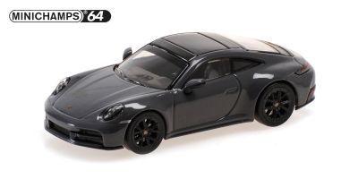 MINICHAMPS 1/64 ポルシェ 911 (992.2) カレラ 2025 グレー  [No.640064021]