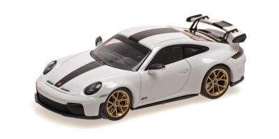 MINICHAMPS 1/64 ポルシェ 911 (992.2) GT3 2025 ホワイト/ヴァイザッハパッケージ  [No.640064221]