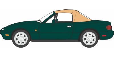 OXFORD 1/76 マツダ MX5 Mk1 (ソフトトップ) ブリティッシュレーシンググリーン  [No.OX76MAZ002]