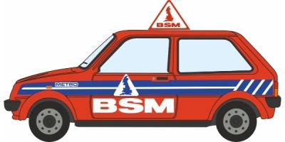 OXFORD 1/76scale Austin Mini Metro British School of Motoring (BSM) Driving School Vehicle  [No.OX76MET003]