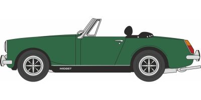 OXFORD 1/76 MG ミジェット Mk3 ブリティッシュ レーシング グリーン  [No.OX76MGM003]