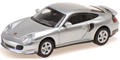 MINICHAMPS 1/87 ポルシェ 911 ターボ 2000 シルバー  [No.870068170]