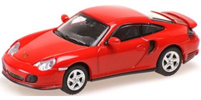 MINICHAMPS 1/87 ポルシェ 911 ターボ 2000 レッド  [No.870068172]