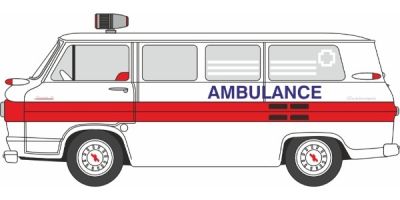 OXFORD 1/87scale 1962 Chevrolet Corvair Greenbrier Ambulance  [No.OX87CG61002]
