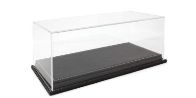 ATLANTIC CASE 1/18scale Mulhouse leather base (thick / dark brown) & acrylic case  [No.ATL10116]
