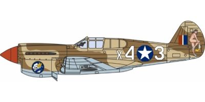 OXFORD 1/72scale 1943 Curtiss P-40F Warhawk X43 Miss Memphis North Africa  [No.OXAC127]