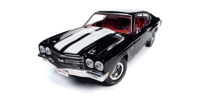 AMERICAN MUSCLE 1/18scale 1970 Chevy Chevelle Hemmings Black  [No.AMM1317]