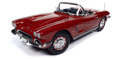 AMERICAN MUSCLE 1/18scale 1962 Chevy Corvette Hemmings Muscle (Dark Red)  [No.AMM1338]