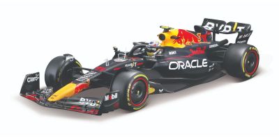 Bburago 1/18 オラクル レッドブル レーシング RB19(2023) No.11 アブダビGP S.ペレス ドライバー付  [No.BUR18003P]