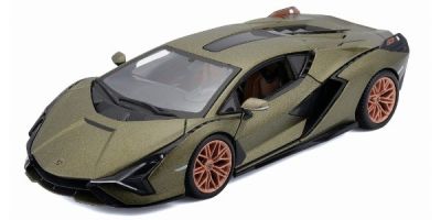 Bburago 1/24scale Lamborghini Si?n FKP37 Metallic Matte Green  [No.BUR21099MTG]