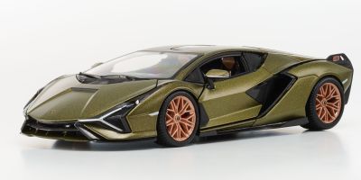 Bburago 1/24 ランボルギーニ シアン FKP37 メタリックマットグリーン  [No.BUR21099MTG]