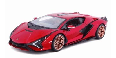 Bburago 1/24scale Lamborghini Si?n FKP37 Red  [No.BUR21099R2]