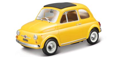 Bburago 1/24scale Fiat 500F 1995 (Yellow)  [No.BUR22098Y1]