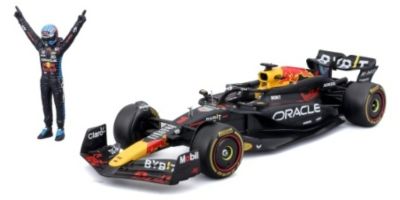 Bburago 1/24scale Oracle Red Bull Racing RB20 No. 1 2024 M. Verstappen Figure Included Window Box  [No.BUR28060V]