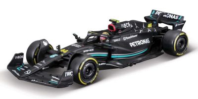 Bburago 1/43scale Mercedes-AMG Petronas F1 Team W14 (2023) E Performance No. 44 L. Hamilton Driver Gear Included  [No.BUR38081H]