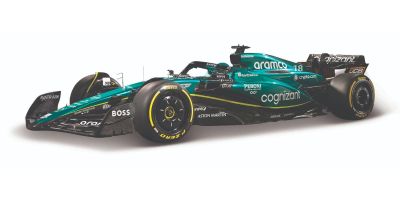 Bburago 1/43 アストン マーティン アラムコ コグニザント F1 チーム AMR23 2023 No.18 L.ストロール ドライバー付  [No.BUR38091S]