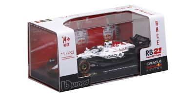 Bburago 1/43 オラクル レッドブル レーシング RB21 2025 日本GP No,22 Y.角田 ドライバー付 クリアケース  [No.BUR38234JPT]