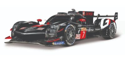 Bburago 1/43 トヨタ GR010 ハイブリッド Gazoo Racing 2024 No,7 ブラック クリアケース付  [No.BUR38322]