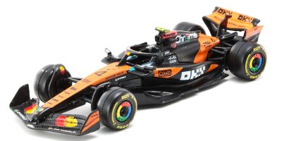 Bburago 1/64 マクラーレン F1チーム MCL39 2025 オーストラリアGP No,4 L.ノリス クリアケース/ドライバー無  [No.BUR58007N]