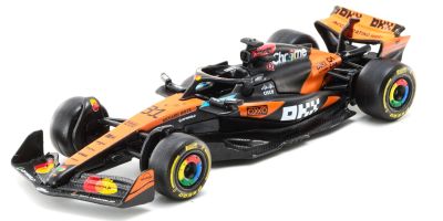 Bburago 1/64 マクラーレン F1チーム MCL39 オーストラリアGP 2025 No,81 O.ピアストリ クリアケース/ドライバー無  [No.BUR58007P]