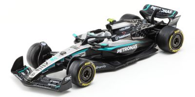 Bburago 1/64 メルセデス-AMG ペトロナス F1チーム Team W16 2025 オーストラリアGP No,12 K.アントネッリ クリアケース/ドライバー無  [No.BUR58008A]