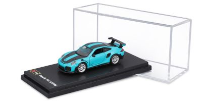 Bburago 1/64 ポルシェ 911 GT2 RS マイアミブルー  [No.BUR59089BL]